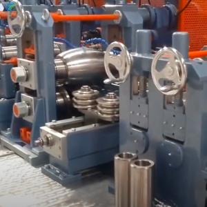 China Steel Profiles Pipe Mill Machine Automatic Packing 300 KW welder factory