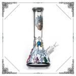 13 Inches Art Glass Bong 7MM Thick Glass Beaker Bongs Smoking Hookah Water Pipes