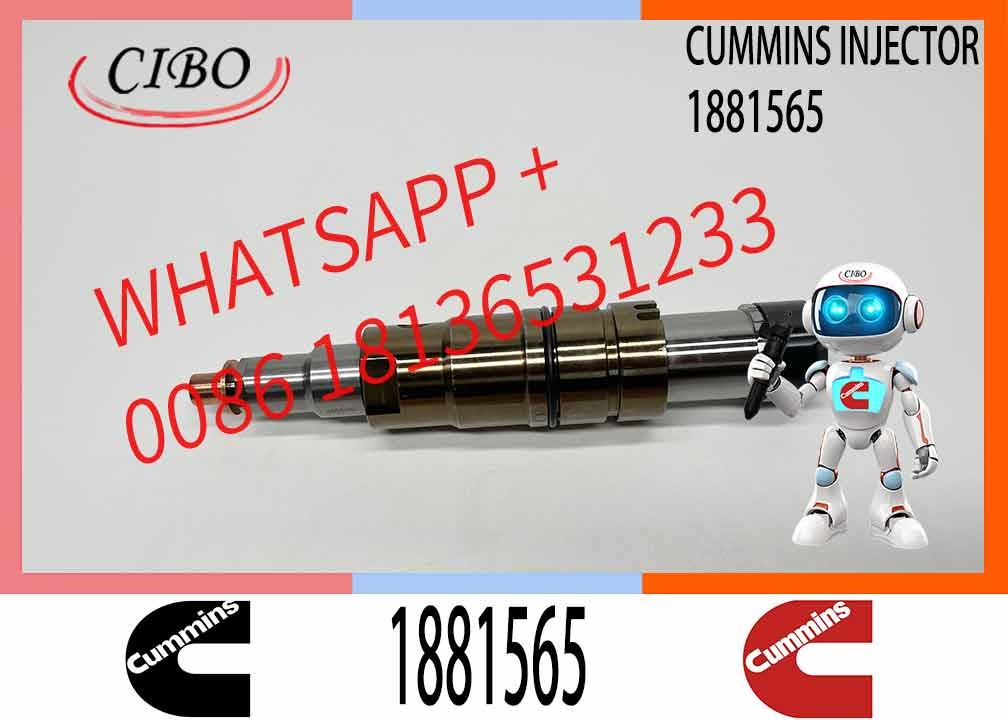 1881565 Diesel Fuel Injector For Scania DC09/DC13/DC16 Engines Injector Nozzle 1881565 Auto Parts Common Rail Injector 1