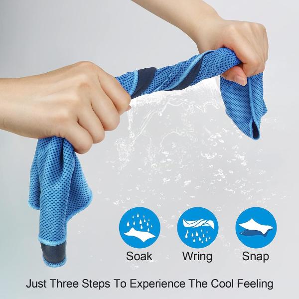 Customized Sports Outdoor Quick Drying Fitness GYM Ice Cold Microfiber Cooling