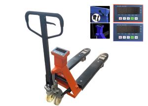 China Manual Forklift Weighing Scale Pallet Jack 2000Kg 195mm Lifting Height factory
