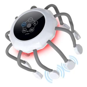 5 Modes Silicone Head Scalp Massager Bluetooth Music Vibration For Relaxation