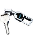 Silver​ Durable Antirust​ Car Keyring Accessories Heavy Duty Carabiner Keychain