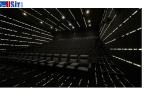 Furniture 3-Seat Push Back Reclining Black LeatherSoft Theater Seating Unit With