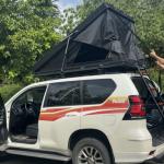 RTT Durable XL Roof Top Tent Hard Sided Rooftop Camper 2-3 Person