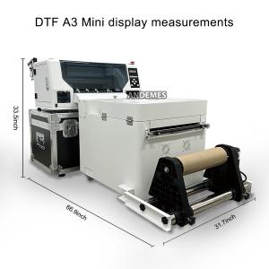 China Mini A3 Dtf Printer Eps Dual Head Xp600 Powder Shaker Oven factory