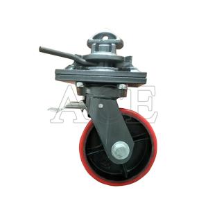 8'' Polyurethane Caster Wheels High Load Capacity for 3 Ton Container Unloading