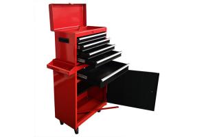 China 20 Inch Tool Box Chest Combo With 5 Drawers 4 Wheels factory