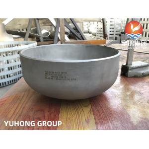 ASTM A815 Butt Weld Fittings UNS S32750 / S32760 Seamless Cap DN100 SCH40S