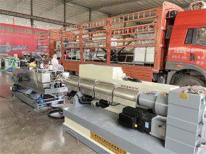 China Electrical Plastic Pipe Extrusion Machinery , Flexible Corrugated Tube Making Machine factory