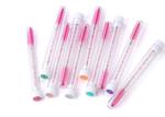 High level 10cm Disposable Crystal Independent Tube Brushes Brow