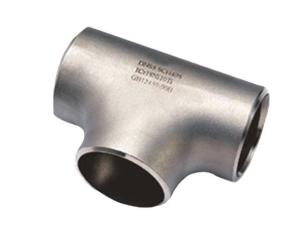 China Sch40s Seamless Pipe Fittings Equal Stainless Steel Reducing Tee factory