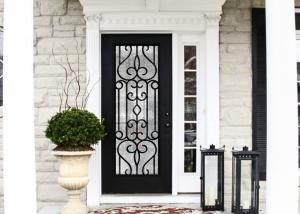China European Style Custom Design Decorative Door Glass Inserts Excellent Climate Resistance factory