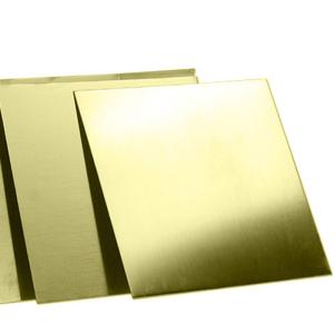 China 14mm 10mm Brass Plate H62 mill polished Surface for Industrial factory