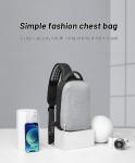 All Seasons 6L Oxford Textile Chest Sling Bags 17*10*30cm