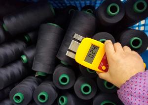 China 100% Spun Polyster Industrial Sewing Thread Black And White 402 5000y 10000y factory