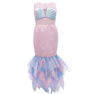 China Mermaid Princess Dress Girls Cosplay Costumes Summer Children'S Clothing factory