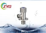 Pressure Safety Stainless Steel Angle Valve , Brass Cartridge Stainless Valves