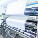 SGS Certified Jumbo White Paper Roll , Printer Roll Paper 100u Surface Thickness