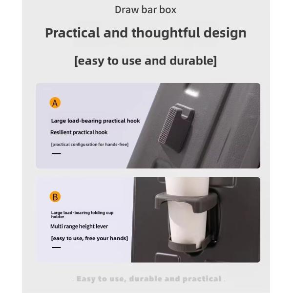 360° Spinner Wheels Front Opening USB Port Business Travel Bag Durable Luggage for Modern Simple Style Holiday Travel