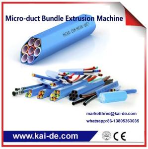 China 2ways 7 ways 12/10mm PE micro duct making machine Air blowing Telecommunication Cable factory