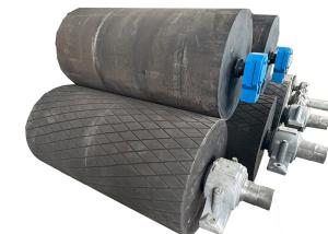 China Low Noise OEM Belt Conveyor Carrier Roller Sealed Disc Hardness 65 Shore A factory