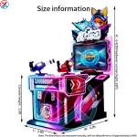 Double Player Children'S Game Machine Gun Fire Storm Shooting Parent-Child Game