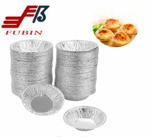 China Alloy Foil disposable cheesecake containers 20ml Round Shape factory