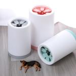 360 Degree Dog Paw Cleaner Cup White Silicone Mudbuster For Dogs