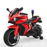 One-touch start 12V Electric Ride On Car Kids Police Motorcycle Toys with Police