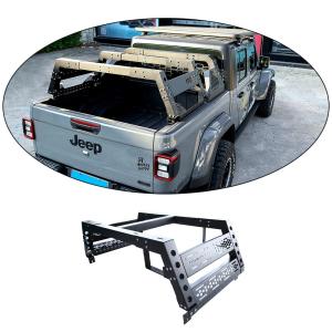 China Black Powder Coating Universal Truck Bed Rack High- Steel for Jeep Auto Pick Up Luggage factory
