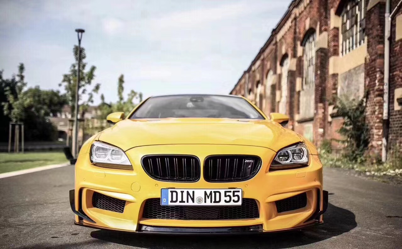 For BMW 6 Series F12 F13 Body Kit FPR Material F12 F13 Upgraded Prior Design Style Body Kit Spoiler