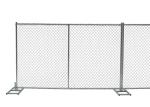 8ft x 10ft construction chain link fence opening 2⅜x2⅜(60mmx60mm) tubing 16ga