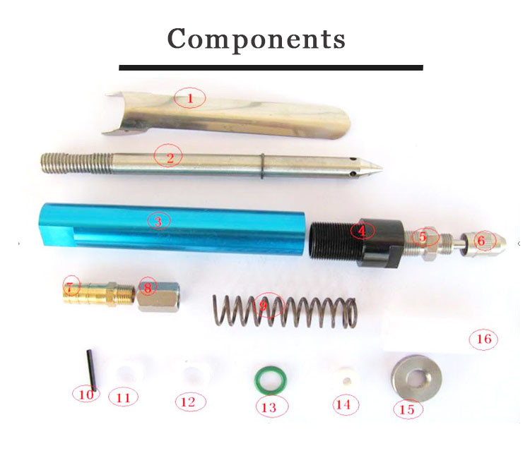 Compact Structure Micro Dispensing Valve Epoxy Liquid Dispenser Valve