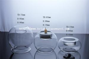 China Special blown glass candle holder for party factory