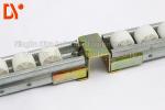 Anti Static Plastic Roller Track 4 Meters Length For Industrial Storage