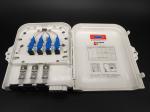 YINGDA Outdoor Wall Mount 1 to 8 PLC Splitter Fiber Optic Box IP65 , 3In 8Out