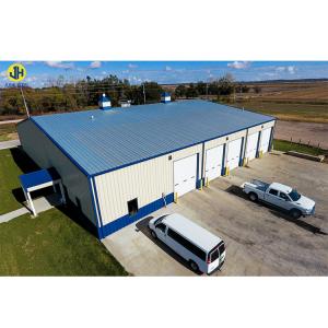 China Prefabricated House Featuring Solid H-shape Steel Beam for Steel Structure Car Garage factory