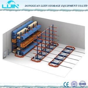 China Warehouse Cantilever Pallet Racking , Selective Size Cantilever Steel Rack factory