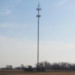 wifi radio Communication Lattice Guyed Wire Tower
