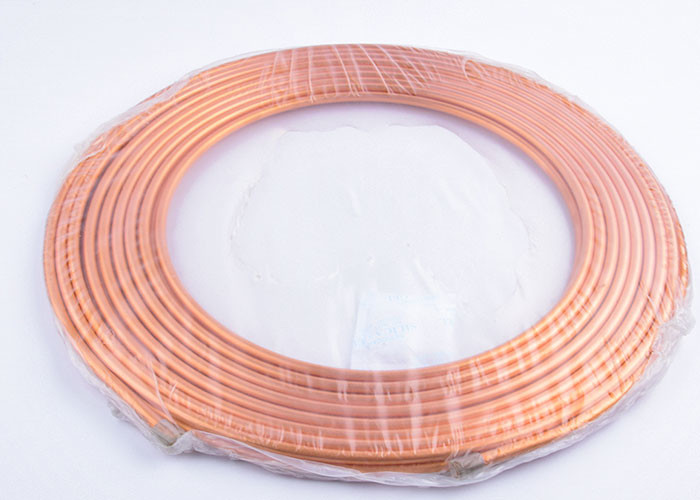 0.8mm Straight ASTM B280 Copper Tube 15FT For Refrigeration