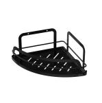 Stylish Metal Bathroom Organizer Suction Cup Iron Wire Rack Stainless Steel No