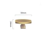 Kitchen Gold Brass Cabinet Pull Handles 192mm For Apartment Villa