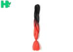 22 Inches Long Synthetic Hair Pieces Black And Orange Fashion Women Hair