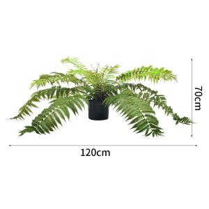 China 70cm Artificial Fern Tree Indoor Decor Living Room Evergreen Tropical Plant Custom Height factory