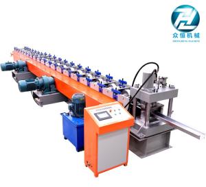 China Heavy Duty Metal C Profile Cold Roll Forming Machine With Double 15kw Motor Control factory