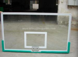 China Custom Printed Basketball Backboard ,Tempered Glass Basketball System factory