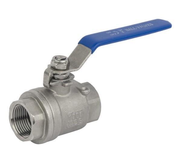 1/2/3PC Stainless Steel Ball Valve with Pipe Fitting and Support After-sales