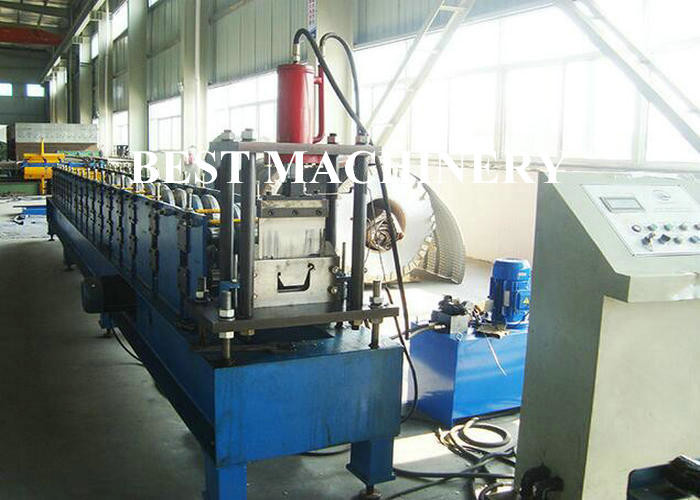 Steel Down Spout Roll Forming Machine For Downpipe / Gutter Profile / Tube