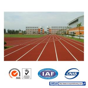 China Sound Reduction Eco Sports Flooring Full Pu 400 Meter Running Track factory